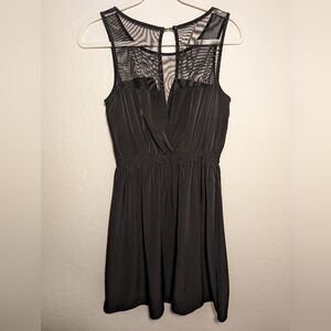 LUSH Mesh Detailed Mini Dress NWOT small